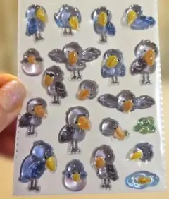 ハシビロコウ☆ボンボンドロップシール