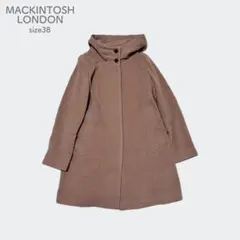 マッキントッシュロンドン フーデットコート カシミヤ混 サンプル品 比翼ボタン