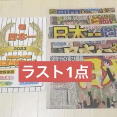 阪神タイガース 日本一 優勝 スポーツ新聞 5紙セット