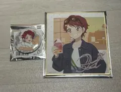 一ノ瀬かえで 色紙 缶バッジ