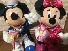 ミッキー ミニー ぬいぐるみ ウェディングドール