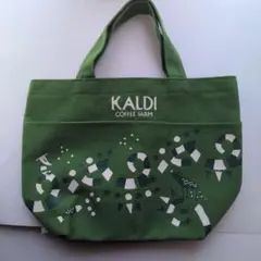 KALDI COFFEE FARM グリーン トートバッグ　カルディ