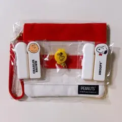 【新品未使用】スヌーピー 印鑑ケース ポーチ 4点セット