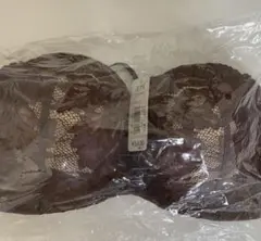 エメフィール　E75 ブラウンブラジャー 隠しストラップ付き