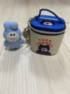 モジョジョ ミニミニバニティポーチ　むにゅ　マスコットのセット