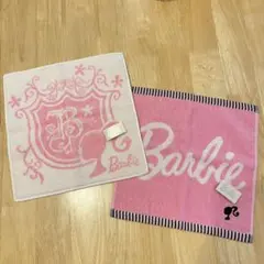 新品未使用 タグ付き バービー ハンカチ 2枚セット