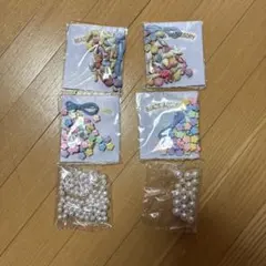 パステルカラーのビーズセット