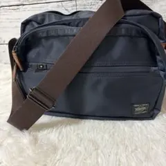 PORTER ポーター　ネイビー ナイロン ショルダーバッグ