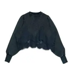 Ameri CHEMICAL OVERDYE LACE SWEAT TOPのサムネイル