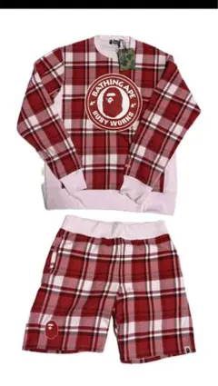 A Bathing Ape チェック柄 XLセットのサムネイル