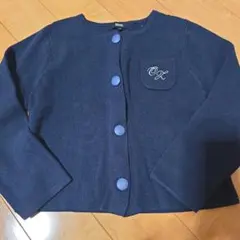 THE SHOP TK キッズ カーディガン 130cm ネイビー