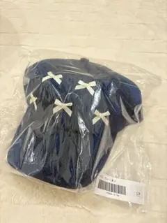 【新品未使用】GRL リボン付きデニムキャップ