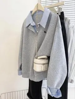 レディース トップス スウェットシャツ カジュアル SHEIN