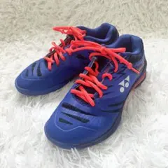 YONEX ヨネックス840MID バドミントンシューズ　　青／赤 23.5cmのサムネイル
