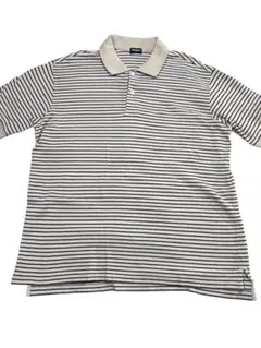 紺タグ OLD UNIQLO オールドユニクロ ボーダーポロシャツ XL