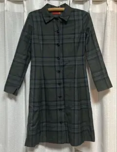 YORKLAND ヨークランド ヴィンテージ ロングポンチョ モヘア チェック