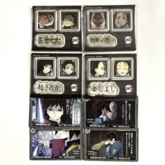 鬼滅の刃 ufotable DINING アクリルステッカー カード 義勇 他
