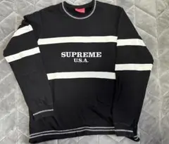 Supreme ブラック　トレーナー