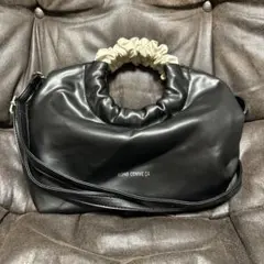 MONO COMME CA 黒 ハンドバッグ