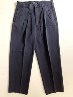 ポロラルフローレン w34 ナス紺 ポロチノ 初期型 アンドリュー ツータック