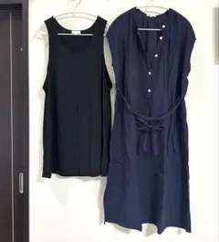 マタニティ　ワンピースセットM