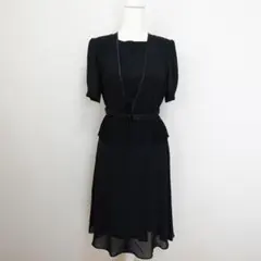 Noir Robe ワールローブ ブラック ドレス ワンピース 半袖 フォーマルのサムネイル