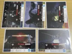 一番くじ ゴジラ 怪獣乱舞 G賞 ロビーカード ビジュアルボード 5点
