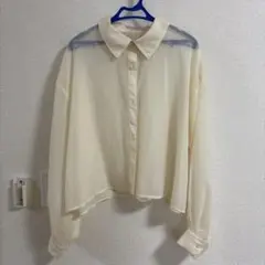 Honeys シアーシャツ　イエロー