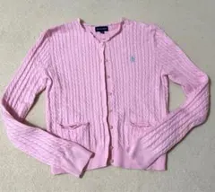 Ralph Lauren ピンク カーディガン XL160