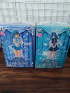 未開封品 美少女戦士セーラームーン セーラーマーキュリー＆ネプチューンフィギュア