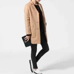 JEANASIS ★チェスターコート(チャコールグレー)