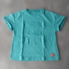 ターコイズ メッセージプリント Tシャツ　130のサムネイル