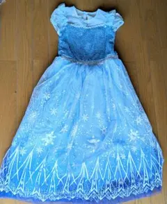 DERAYEE エルサ風　プリンセスドレス＆アクセサリーセッ140cm コスプレ