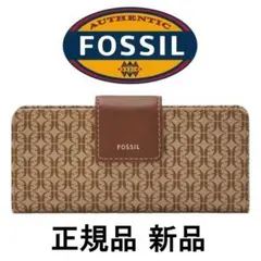 ★限定セール！正規品 新品未使用　フォッシル カードケース ブラウン