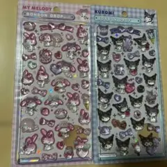 正規品 サンリオ ボンボンドロップシール第2弾 マイメロ・クロミセット