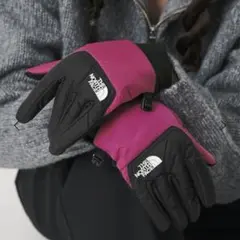 THE NORTH FACE ヌプシ イーチップ グローブ ロックスバリーピンク