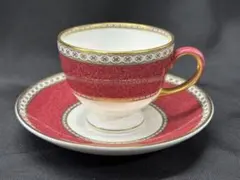 ③ 【使用美品】WEDGWOOD ユーランダー　黒壺　C&S パウダールビー