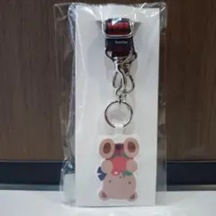 【新品未使用】ファミリア　ショルダーストラップ　赤チェック