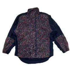 90s NIKE 総柄 ナイロン ジップアップ ジャケット 花柄 ユニセックス