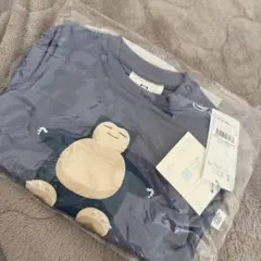 【サラ様専用】ジェラートピケ ポケモン カビゴン Tシャツ 80サイズ ネイビーのサムネイル
