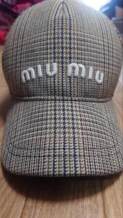2026年最新】miumiu キャップ チェックの人気アイテム - メルカリ