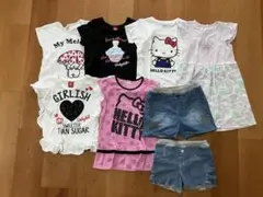 キッズ　Tシャツ　ショートパンツ 130 140 8着まとめ売り　ユニクロ　他