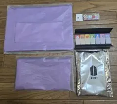 新品未使用★BTS BT21 ポーチ　ポストイット　缶バッジ