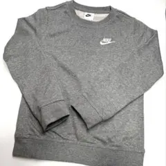 NIKE ナイキ キッズ 140 トレーナー ジュニア グレー スウェット S