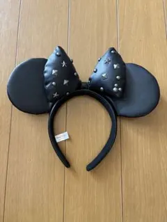 東京ディズニーリゾート ミニー カチューシャ ブラック スタッズ