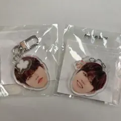 TREASURE 喜怒哀楽 顔アクキー ジョンウ　怒・楽