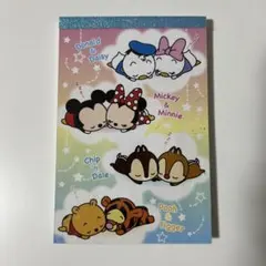 ミッキー　ミニー　ドナルド　デイジー　ディズニーストアメモ帳 メモ
