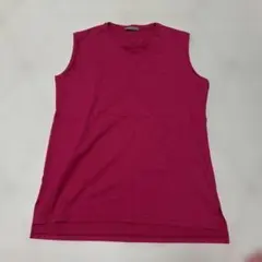 セオリーリュクス　ノースリーブ　カットソー　タンクトップ　ピンク　美品