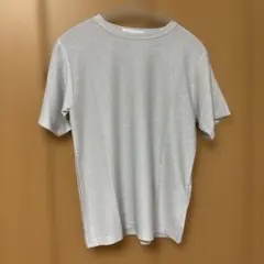 SENSE OF PLACE ラメ入りシルバー半袖Tシャツ