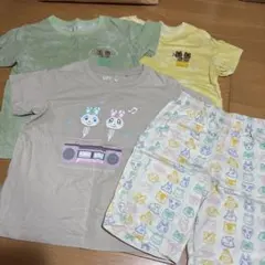 ユニクロ あつまれどうぶつの森 Tシャツ ハーフパンツ セット110cmのサムネイル